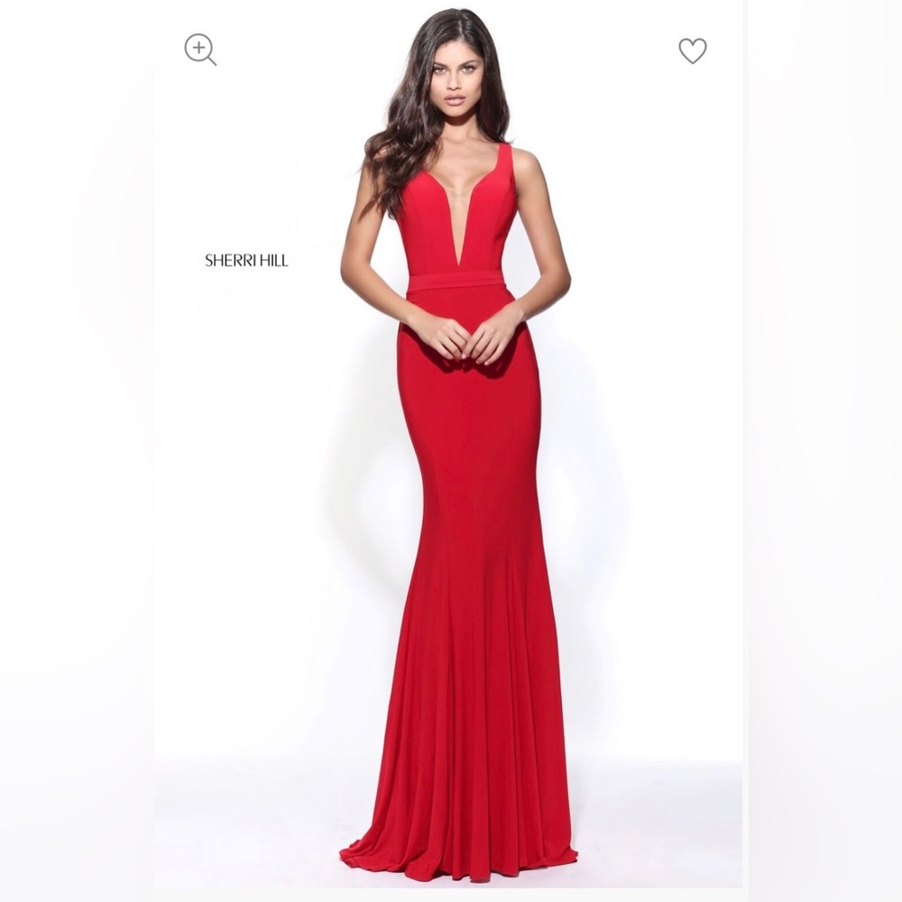 Red Sherri Hill Prom dress